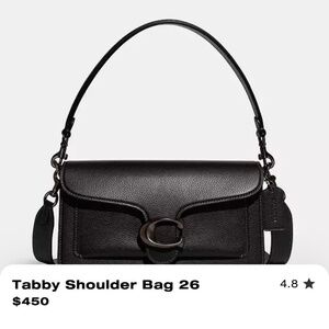 Coach Shoulder Bag Tabby 26